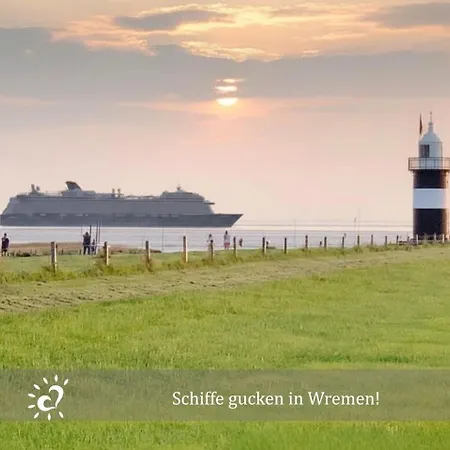 Nordprinz Mit Sauna Und Whirlpool Nyaraló Geestland